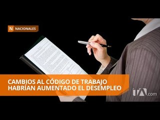 Download Video: Expertos en temas laborales analizan cambios del Código de Trabajo - Teleamazonas