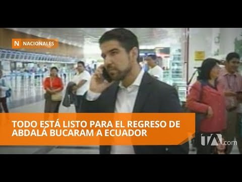 Abdalá Bucaram Jr. viajó a Panamá para traer a su padre el sábado - Teleamazonas