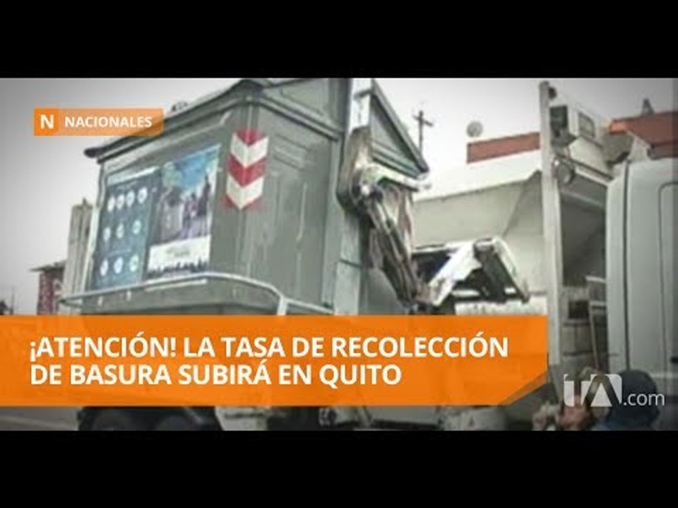 La tasa de recolección de basura se incrementará desde julio