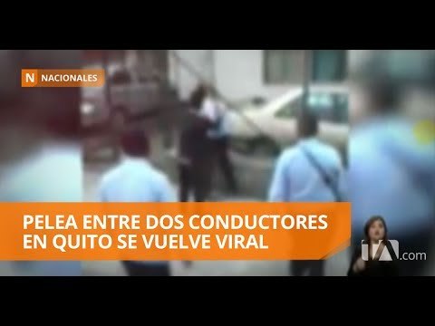 Pelea entre dos conductores de bus se volvió viral en redes sociales