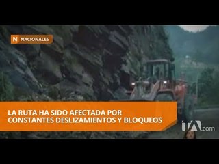 Habitantes de siete cantones de Azuay piden declarar en emergencia una vía
