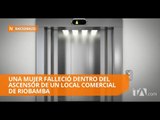 Una mujer falleció dentro del ascensor de un local comercial