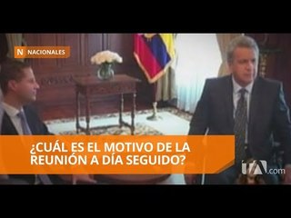 El presidente Moreno se reúne con el Alcalde de Quito