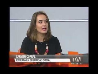 Entrevista a Carmen Corral, experta en Seguridad Social acerca de deuda del IESS.