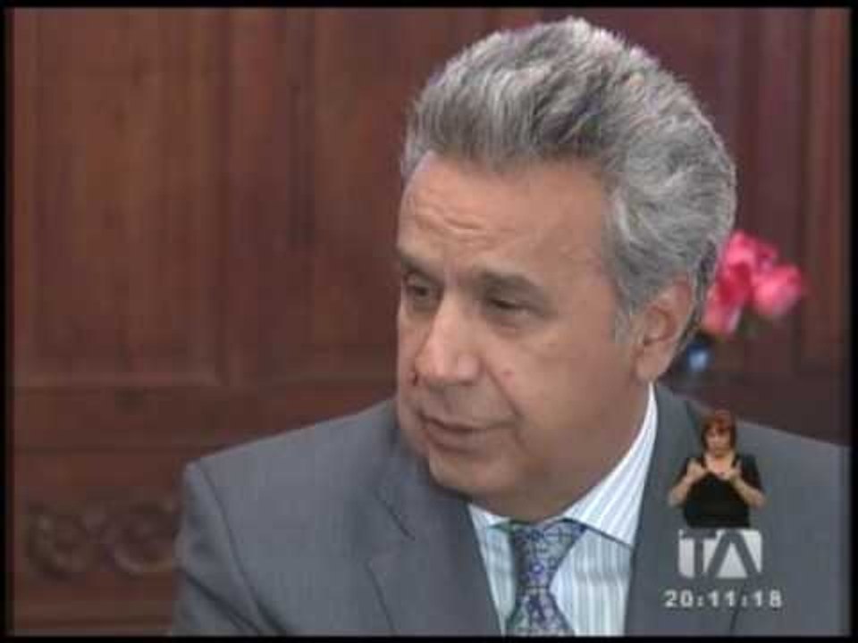 Moreno se compromete a apoyar el financiamiento del tranvía - Teleamazonas