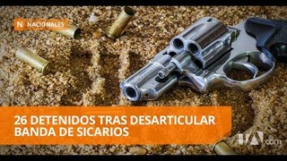 Desarticulan peligrosa banda dedicada a crímenes por sicariato - Teleamazonas