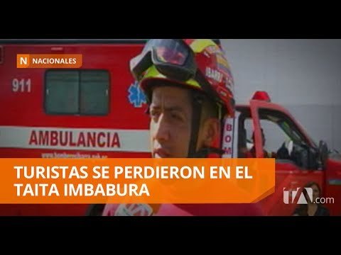 Rescatan a dos alemanas que se perdieron en el volcán Imbabura - Teleamazonas