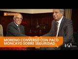 Lenín Moreno recibe en Carondelet a Paco Moncayo - Teleamazonas