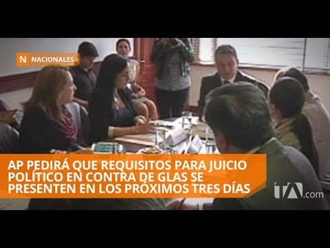 Verificación de requisitos para solicitud de juicio a Glas - Teleamazonas