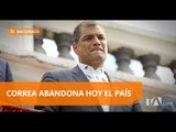 Expresidente Correa viaja hoy a Bélgica