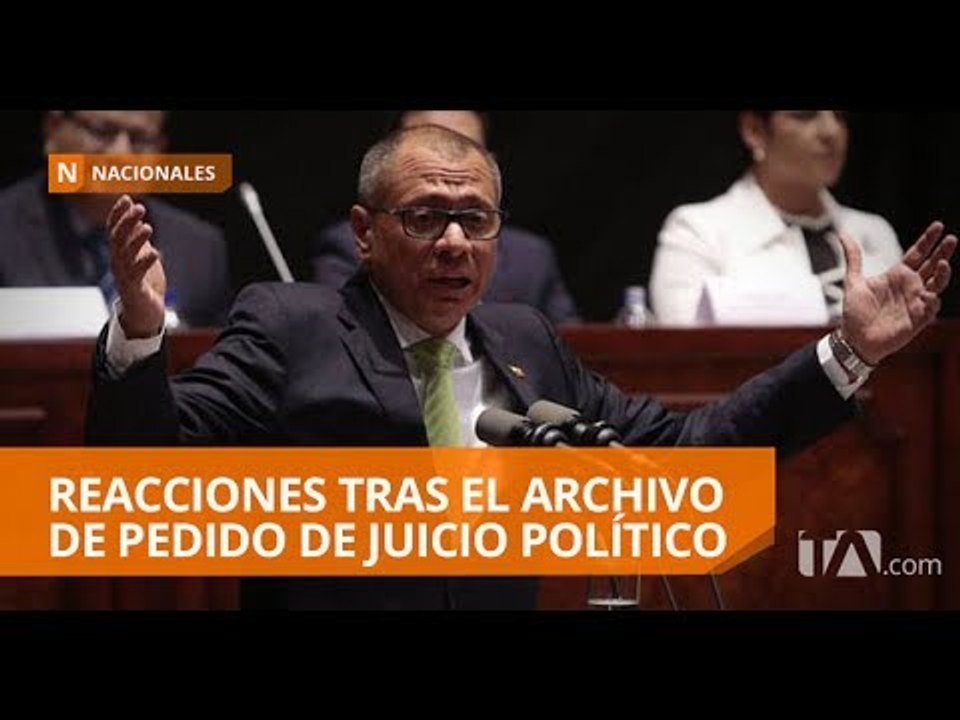 El CAL archiva solicitud de juicio político contra Jorge Glas - Teleamazonas