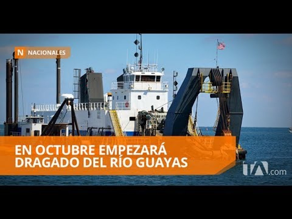 20 meses tomará el dragado del Río Guayas - Teleamazonas