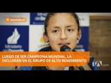 Glenda Morejón entrenará en el Grupo de Alto Rendimiento - Teleamazonas