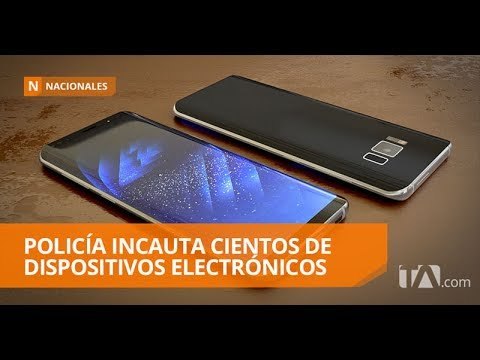 Decomisan dispositivos electrónicos robados - Teleamazonas