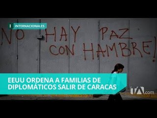 Télécharger la video: Estados Unidos envía orden a familiares de diplomáticos en Venezuela - Teleamazonas