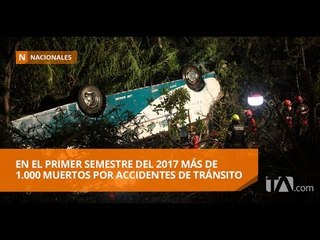 Скачать видео: Alarmantes cifras de accidentes de tránsito en el país - Teleamazonas