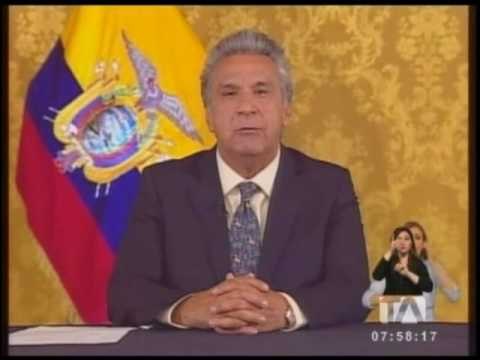 Lenín Moreno reconoció crisis económica del país