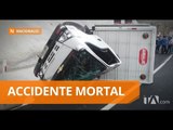 Un muerto y un herido deja volcamiento de furgoneta - Teleamazonas