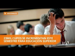 Descargar video: Bachilleres tendrán dos momentos para postulación - Teleamazonas