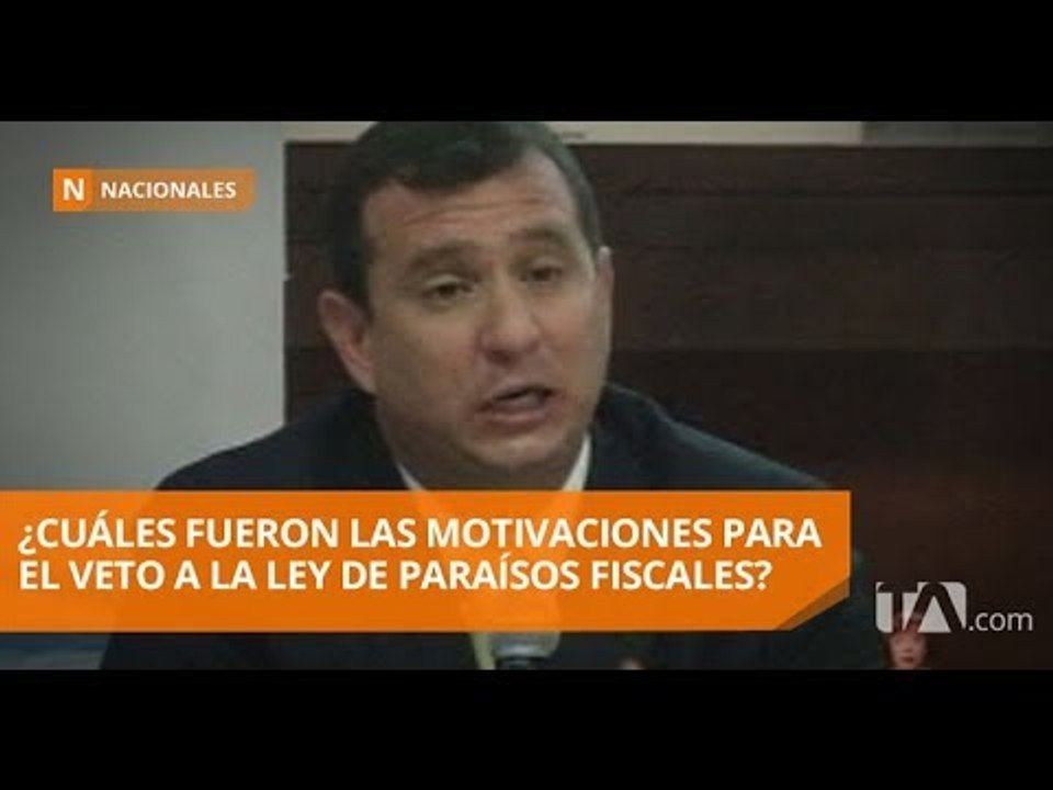 El Director del SRI habla sobre el veto a la Ley de Paraísos Fiscales - Teleamazonas