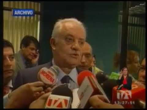 Galo Chiriboga fue retenido esta mañana - Teleamazonas