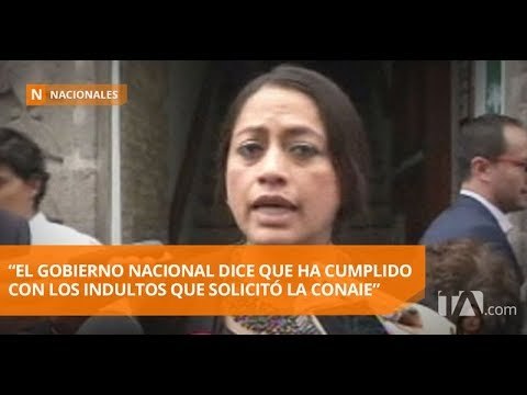 El Gobierno indultó a 7 de 20 casos pedidos por la Conaie - Teleamazonas