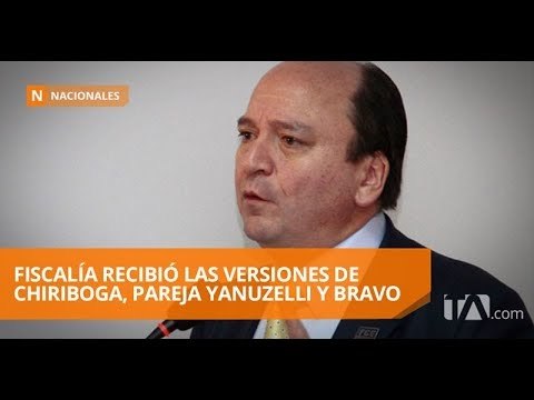 Chiriboga, Pareja Yanuzzelli y Bravo comparecieron en la Fiscalía - Teleamazonas