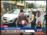 Transportistas paralizan sus actividades en Quito