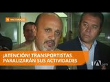 Transportistas de Quito anuncian paralización - Teleamazonas