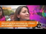 Piden archivo de la reforma al Código de la Niñez y la Adolescencia  - Teleamazonas