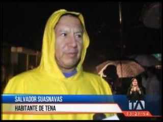 Tena está en emergencia luego de la grave inundación