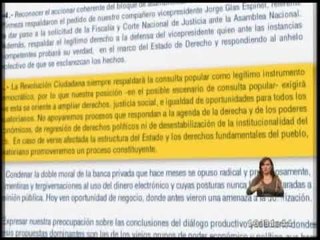 Alianza PAIS no descarta promover una Asamblea Constituyente