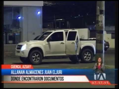 Allanan almacenes Juan Eljuri en Cuenca