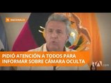Descubren cámara oculta en el despacho de Lenín Moreno - Teleamazonas