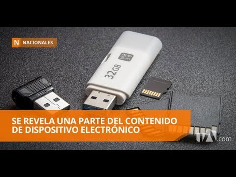 Teleamazonas tuvo acceso a contenido del ‘pendrive’ - Teleamazonas