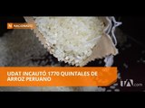 Incautan arroz de contrabando en la vía a Machala - Teleamazonas