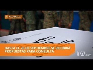 Continúan llegando propuestas para la consulta popular - Teleamazonas