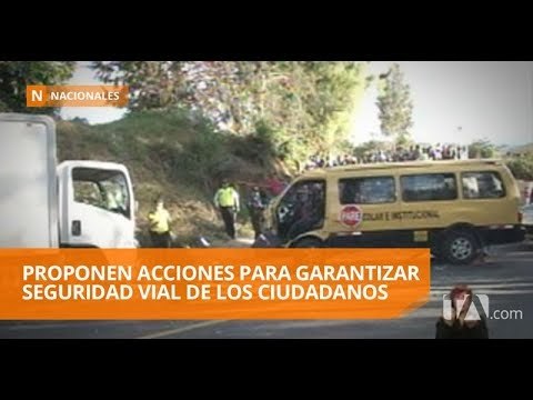 Comisión plantea acciones para garantizar seguridad vial - Teleamazonas