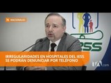 Usuarios del IESS podrán denunciar falta de medicamentos  - Teleamazonas