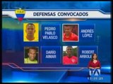 Célico reveló lista de convocados para medir a Chile y Argentina