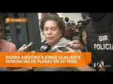 Ricardo Rivera asesoró a Jorge Glas en caso de plagio de tesis - Teleamazonas