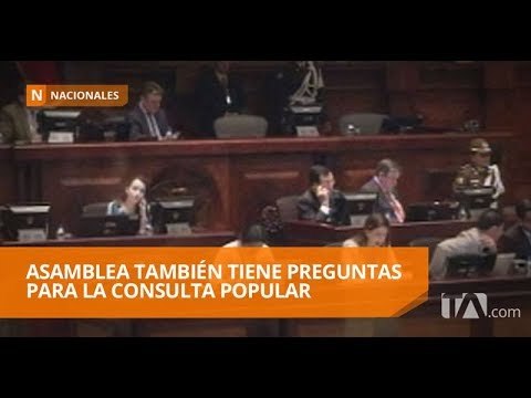 Desde el Legislativo también hay preguntas para la consulta popular - Teleamazonas