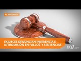 Autoridades aún no reaccionan a denuncias de injerencia en la justicia - Teleamazonas