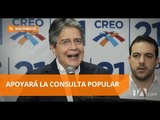 Guillermo Lasso apoyará las preguntas de la consulta popular - Teleamazonas