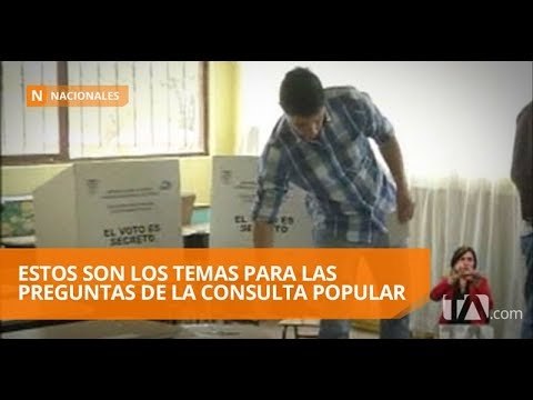 Gobierno presentó los temas para la Consulta Popular - Teleamazonas