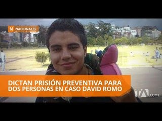 Download Video: Fiscalía dicta orden de prisión para presuntos asesinos de David Romo - Teleamazonas