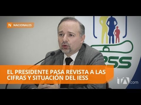 Lenín Moreno analiza las cifras del IESS - Teleamazonas