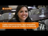 Magistrados de Corte Constitucional reciben visita sorpresa de Vicepresidenta (e) - Teleamazonas