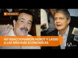 Jaime Nebot y Guillermo Lasso reaccionan a las medidas económicas - Teleamazonas