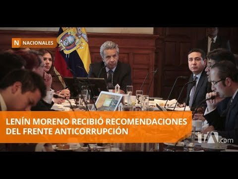 Frente Anticorrupción entregó informa al presidente Moreno - Teleamazonas
